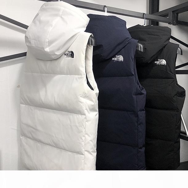 NEW Brand Designer vest Men's women winter down vest Hooded Classic feather weskit jackets womens casual vests coat M-3XL