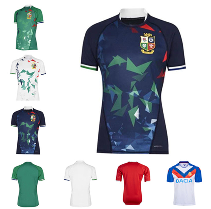

New 2021 England and Ireland lions men's rugby shirt International League Jersey home national team lions Rugby Shirt, Green
