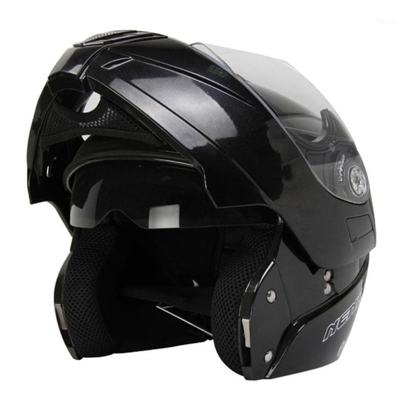 

NENKI Motorcycle Helmet Flip UpHelmet Breathable Comfort Double Lens Crash Touring Motorbike Full Face Helmet For Motorcycle1, Orange