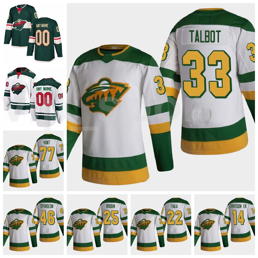 

Minnesota Wild Reverse Retro 97 Kirill Kaprizov Jersey Stitched Hockey 33 Cam Talbot 46 Jared Spurgeon 14 Joel Eriksson Ek 23 Marco Rossi, Black;red