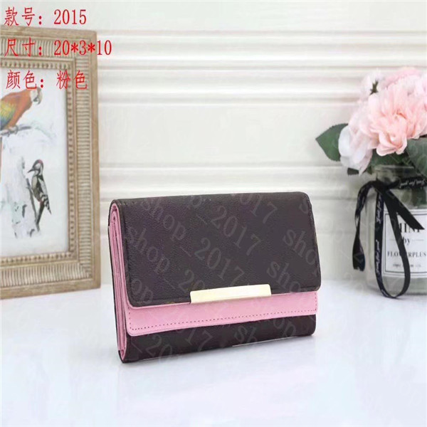 

HH Women and men fashion classic wallet high quality leather wallets long style coin purse passport holder hasp closure type many colors 456, Without box