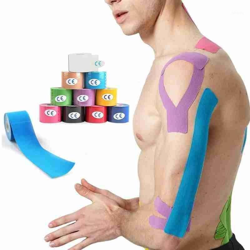 

Sport Athletics Elastic Kinesiology Muscle Tape Elastic Knee Brace Support Elbow Protector Bandage Kinesio Fixer Tape Wristbands1