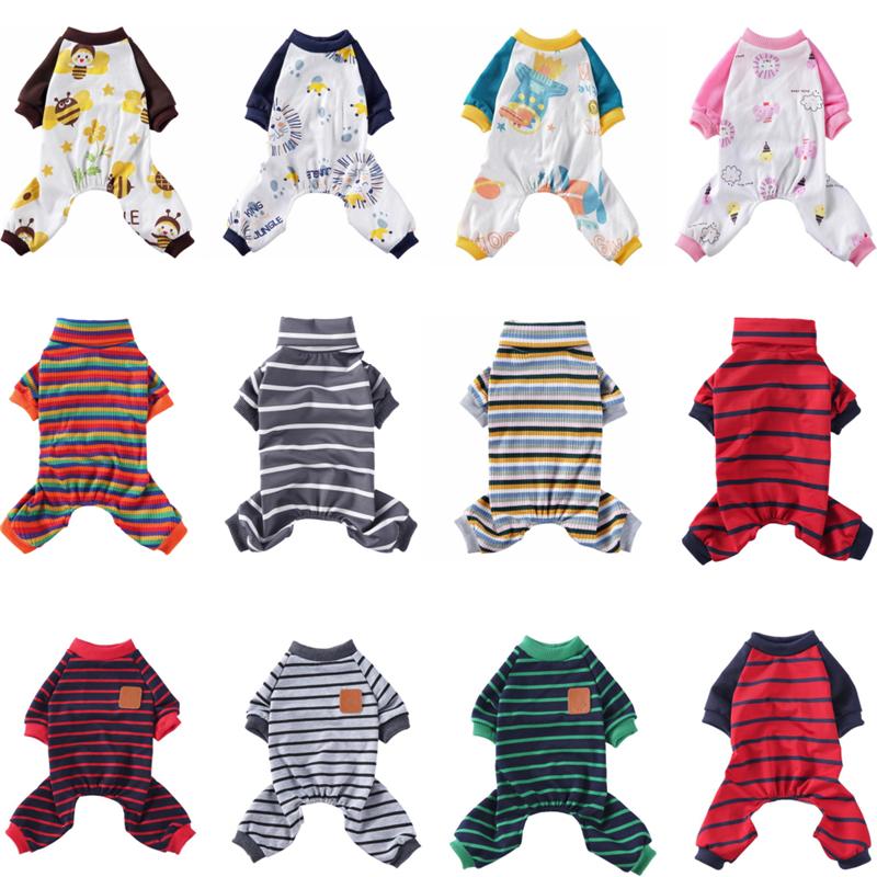 

Pet Dog Clothes for Dog Coat Jackets Cat Clothing Warmth Cat Clothes Rompers Pajamas Christmas Pet Clothing Chihuahua Jumpsuits, Color 5