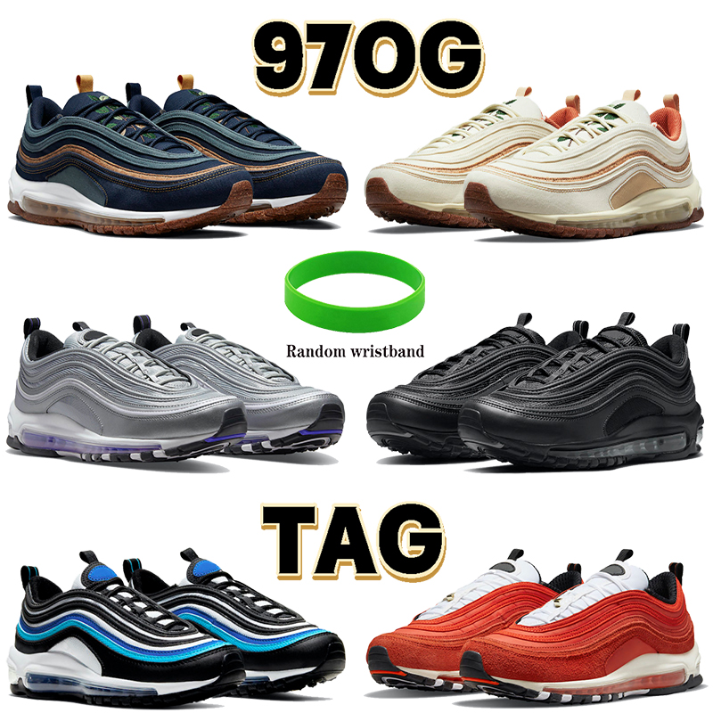 

Top 97OG men Running Shoes Cork Obsidian Purple Bullet panda pink cream UNDFTD Black Militia Green Sunburst women trainers mens snearkers, Bubble wrap packaging