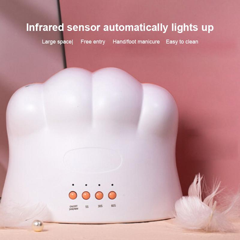 

48W Quick-drying Nail Lamp Phototherapy Machine Intelligent Induction Led Dryer For Nail Salon, As show