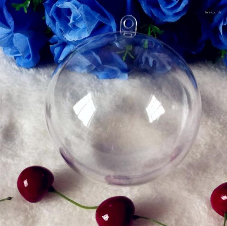 

15pcs Christmas Tree Decorations Transparent Ball Clear Plastic Ball for Wedding Candy Box Favors Gift Bag New Year1
