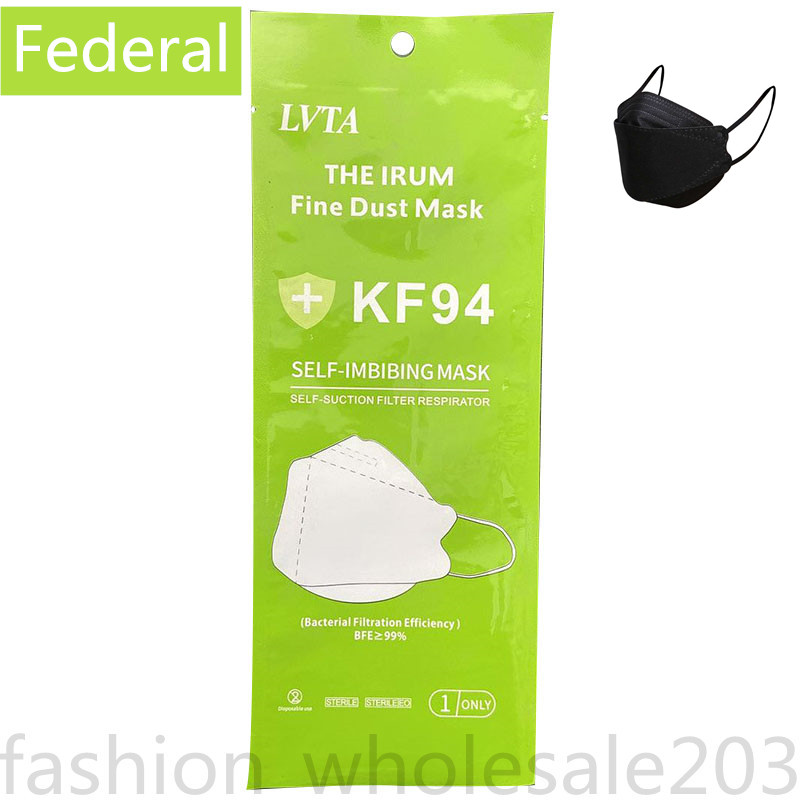 

Dhl Disposable Face /box Layer Non-wove 95% Dust Mouth Masks Maschere Anti Kf94 Filter Mask wholesale