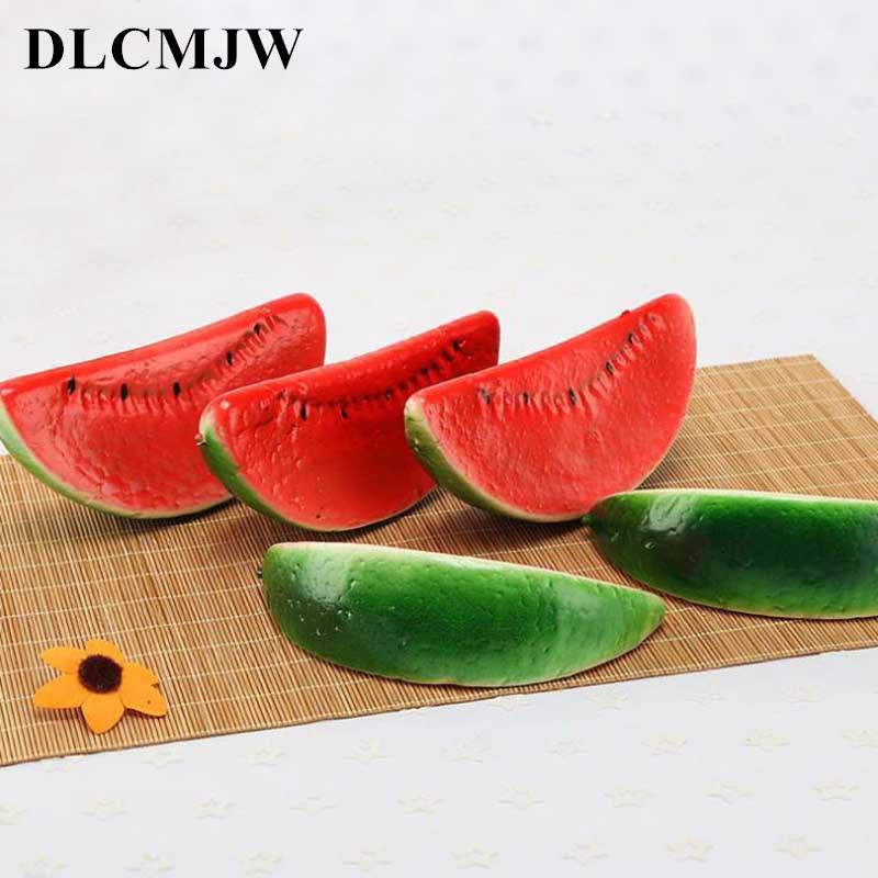 

Artificial Fruits Plastic Fake Fruit Kitchen Table DIY Home Decoration Plastic Simulation Artificial Fruits Watermelon
