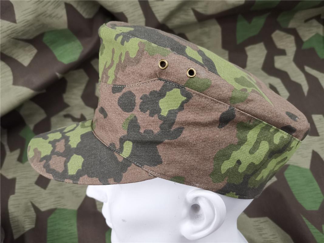 

E.M.D German .M43 hat . Camouflage 1, As pic