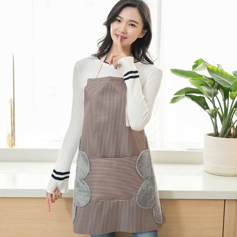 

Erasable Hand Waterproof Kitchen oil-proof Apron Waist Women Restaurant Aprons hot sale