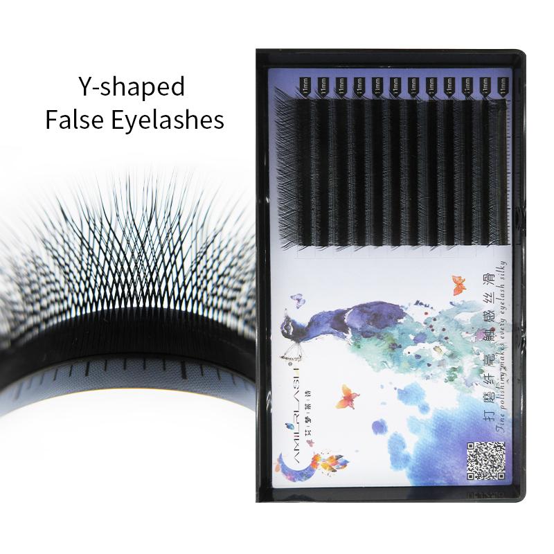 

Amilrlash Y shape False Eyelashes Lashes Extension Hand-woven Faux Mink Lashes Super Soft Natural YY False Eyelashes Grafting