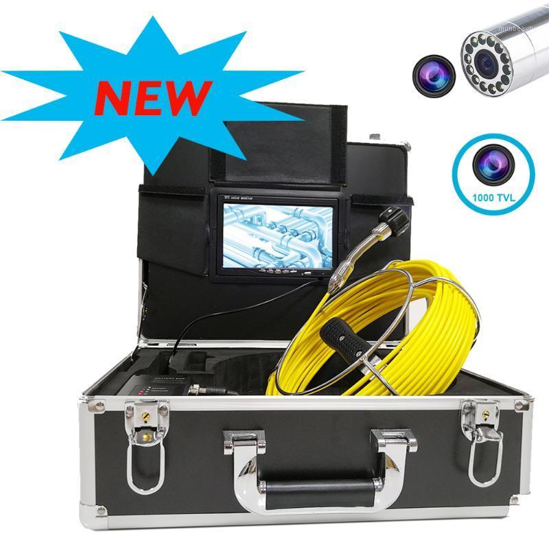 

7inch 20M 1000TVL Drain Sewer Pipeline Industrial Endoscope 23MM Lens 12pcs LED Light Pipe Inspection Video Camera System1