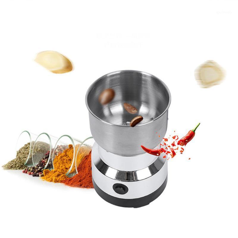 

220V/110V Electric Coffee Grinder Kitchen Salt Pepper Nuts Beans Spices Milling Coffee Machine Grain Grinding Coffeeware Machine1