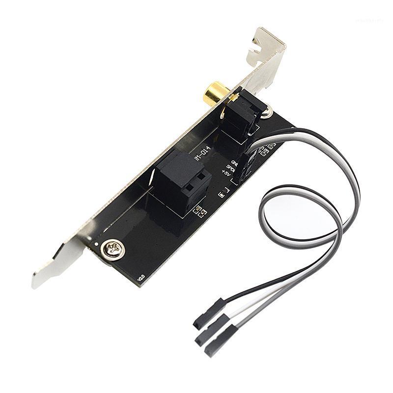 

24BIT192KHz SPDIF Daughter Card Optical Fiber Coaxial Digital Sound Card Baffle DAC DTS Decoder for General Motherboard1
