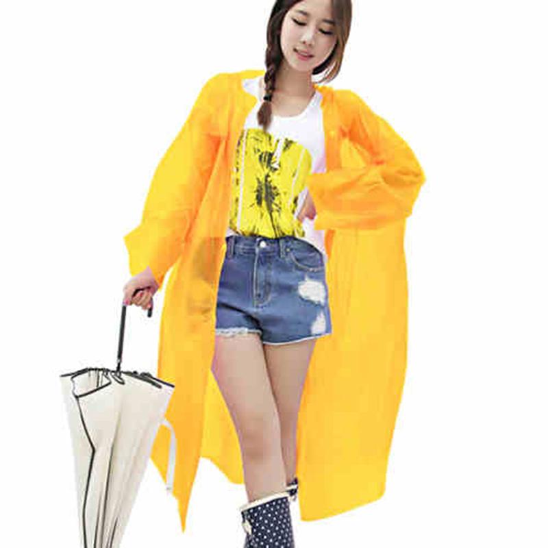 

Woman Raincoat Rainwear Waterproof Parka Poncho Impermeable Awning Capa Chuva Rain Coat Raincoat Cloaks For Women QQG396