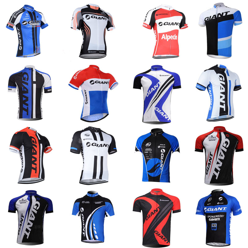 

2020 Pro Team Cycling Jersey GIANT Summer Racing Bike Shirt Men Quick Dry Breathable MTB Bicycle tops Cycling sportswear 120406, Black