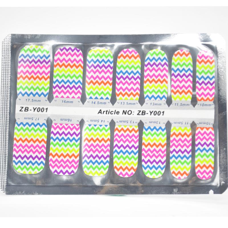 

Candy color DIY Manicure Nail stickers, Zb y002