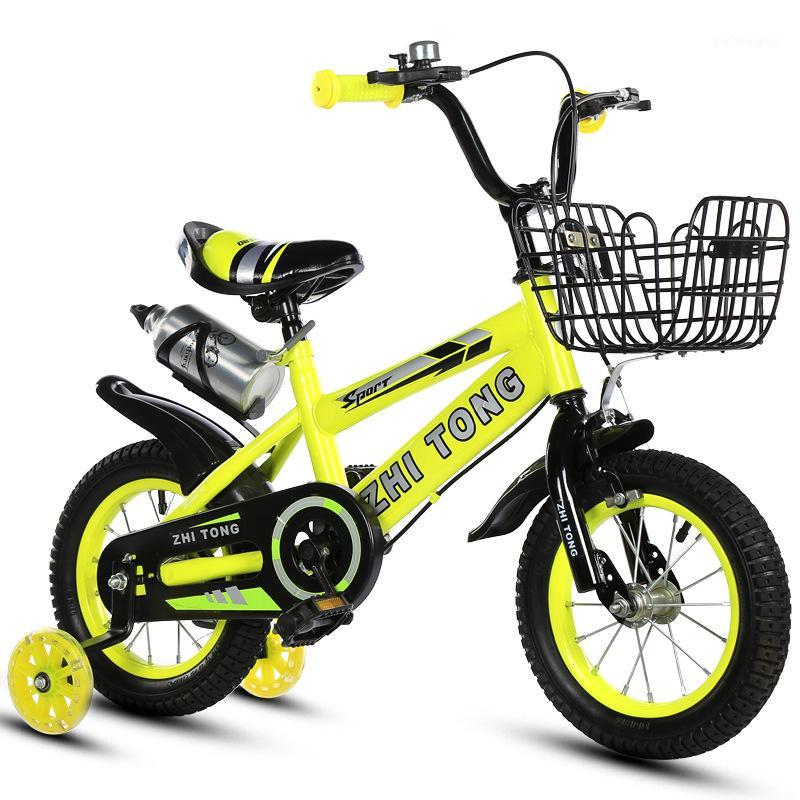 

Children's Bicycle Boys and Girls Cycling Bike 12/14/16/18 Inch Folding Kid's Bicycle Light Students1