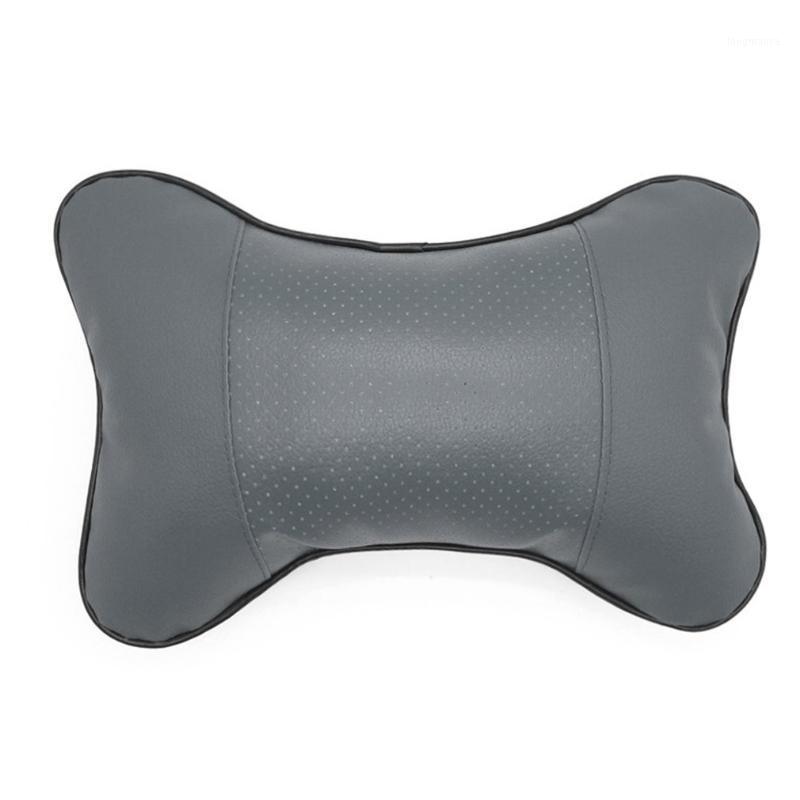 

Car Dual-Use Car Denny Leather Headrest Interior Bone Neck Pillow Seat Breathable Massage Pillow1