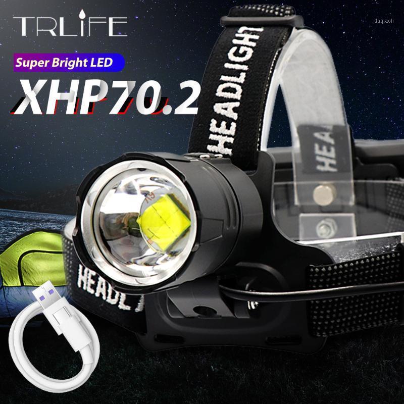 

Xlamp XHP70.2 Led Headlamp USB Rechargeable XHP50 Headlight Super Bright V6 Hunting Cycling Lamp Waterproof Use 186501