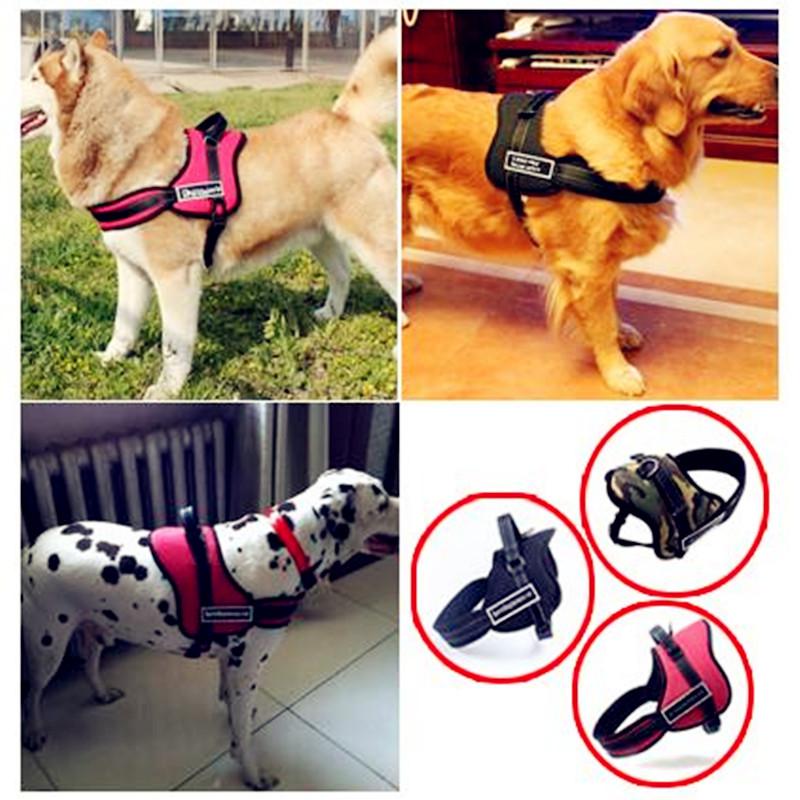 

2020 New Nylon Pet Dogs Pulling Training Chest Harness Large Dog Sport Working Dogs Fit For Husky Pitbull Lage Breeds