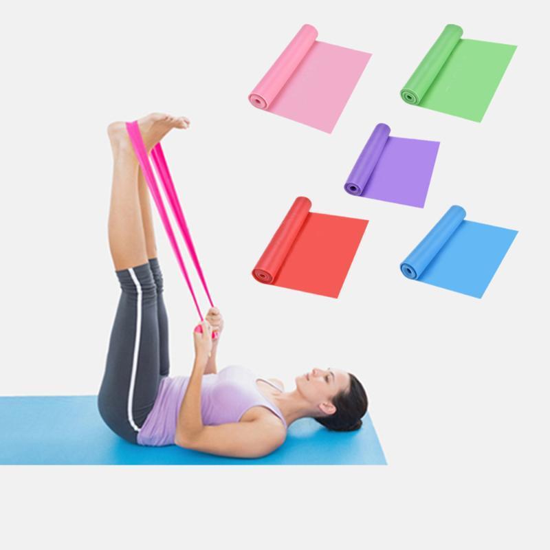 

New Yoga crossfit Fitness resistance bands Exercise rubber training pull rope Quality sports pilates expander Fitness gum gym1, Green