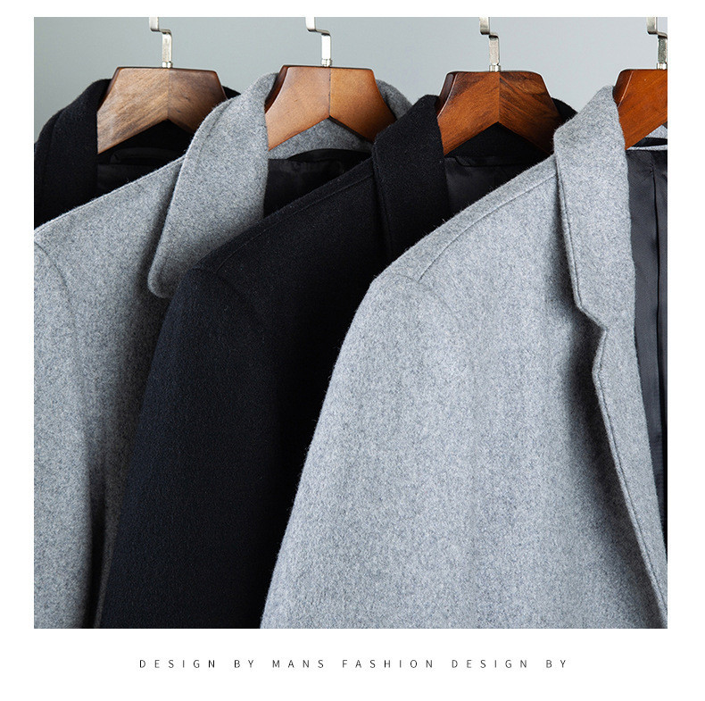 

2021 Winter Thicken Occasional Woolen Jacket Men Business Fashion Men's 7AL3, Games