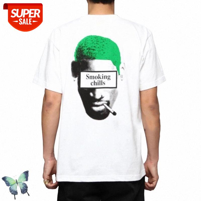 

#FR2 Rabbits Two No Smoking T-shirt Men Women Fashion Hip-hop Smoking Kills Chills T Shirt Fast Shipping #r950, White;black