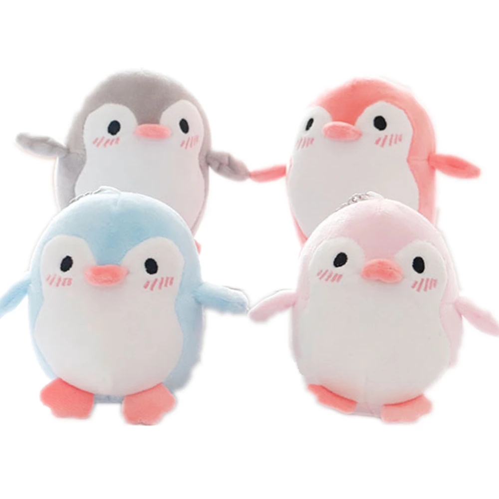 

Plush Toy Size  Penguin Stuffed Plush Toy Key Chain Kid's Gift Belt Animal Doll