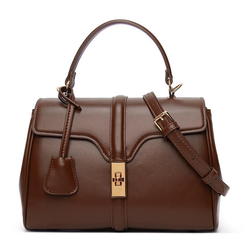 

Retro Small Square Bag for Woman Casual Ladies PU Shoulder Messenger Bag Female 2021 New Flip Cover Handbag Women Boston Bags, Black