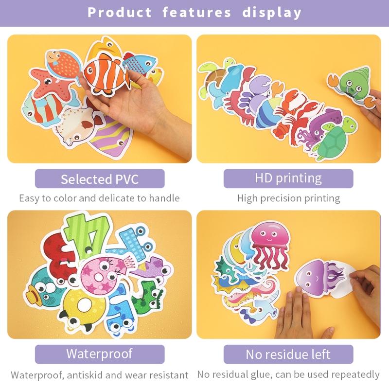

Cartoon Waterproof Antiskid Bath Crock Stickers Children Home Decoration Gift 50JD
