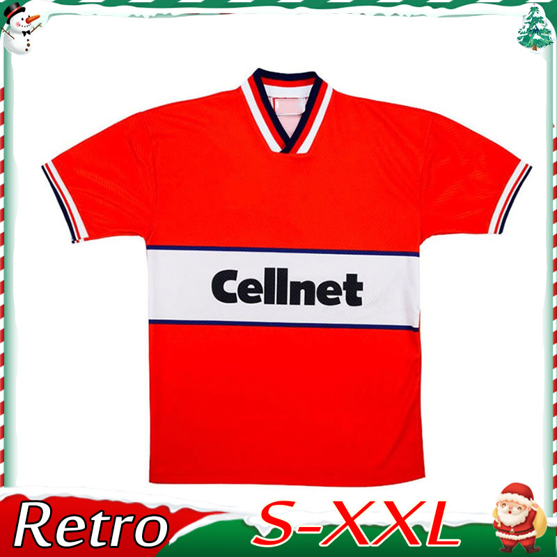 97 98 Middlesbrough FC retro soccer jersey 1997 1998 Paul Merson Andy Townsend Paul Gascoigne Classic vintage football shirts camisetas de f-image-755333657