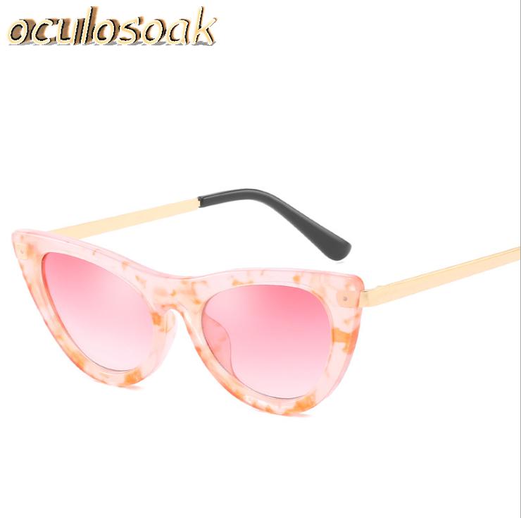 

2021 new sexy small frame cat eye sunglasses women's sunglasses personalized