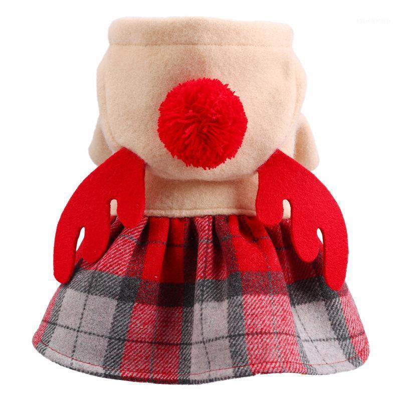 

New Dog Cat Christmas Dress Hoodie Elk Design Pet Puppy Coat Jacket for Dogs Cats Small Medium1, Red