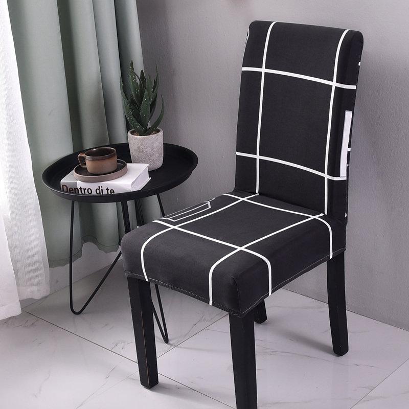 

30 Kitchen Chair Covers Stretch Seat Covers For Chairs Slipcover Chair house de chaise Furniture Gray cover