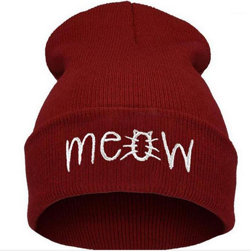 

Winter Knitted Beanie female Warm Cap gorro invierno mujer Women Cotton Girls Hat Skullies Beanies Crochet hats1, Wine red hat
