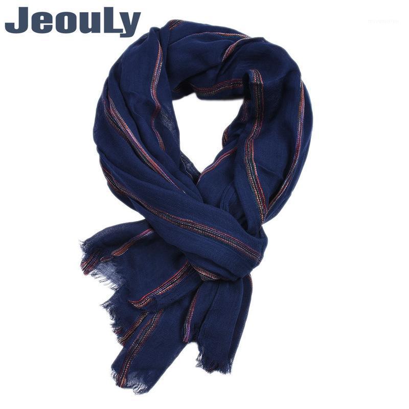 

Amazon hot style scarf, Europe and the United States men's national wind cotton yarn dyed stripe winter scarf shawl male1