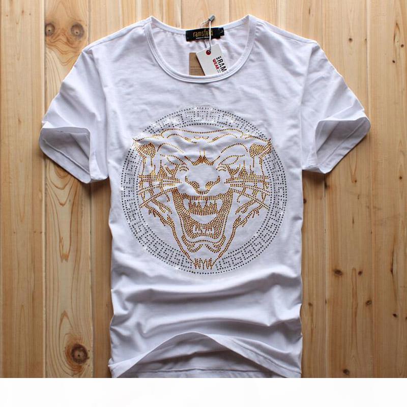Men Famous Diamond Design T Shirt Fashion T-shirts Men Funny T Shirts Cotton Tops And Tees