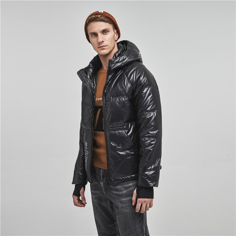 

Winter jacket 2020 of men in the hood parka casual hot coat fine student jackets streetwear parkas thick blazers, The picture