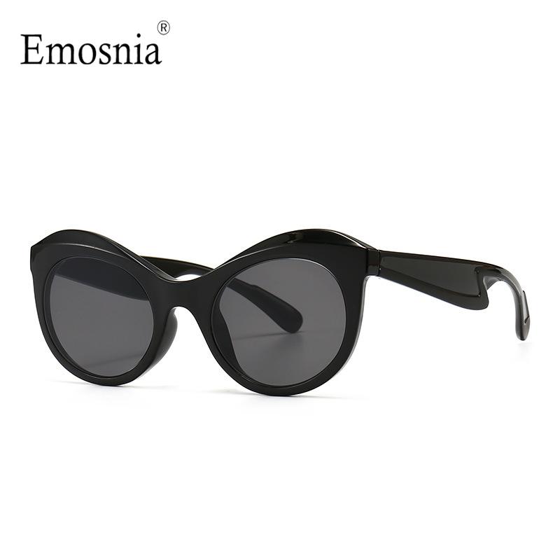 

2021 Fashion Cat Eye Round Sunglasses For Women Men New Vintage Retro Sexy Sun Glasses Brand Designer Eyeware Gift UV400