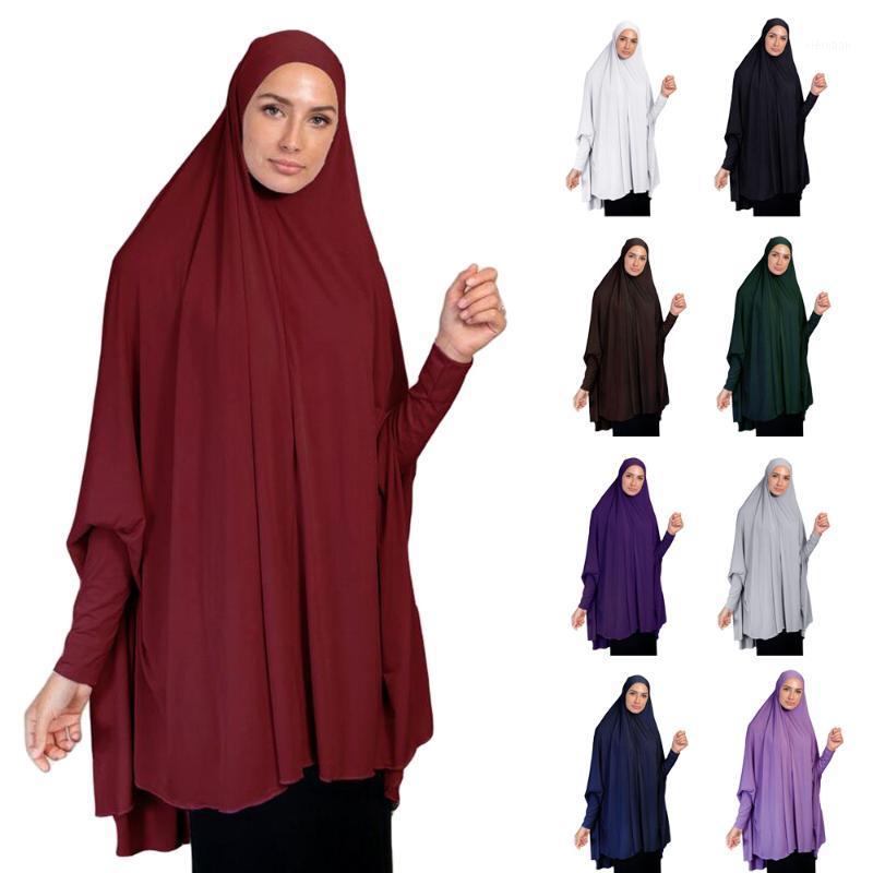 

Ethnic Clothing Muslim Women Large Scarf Hijab Full Cover Prayer Khimar Niqab Burqa Long Oversize Headscarf Islamic Arab Ramadan Hijab1