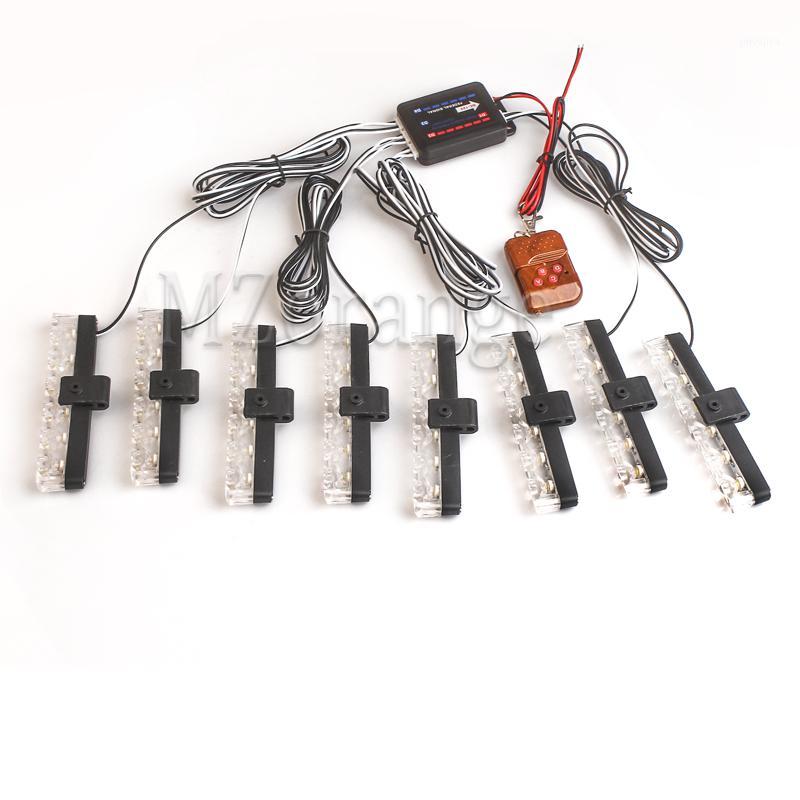 

Led 12V Warning Strobe light 8X6 Control DRL Car Truck Flashing Firemen Flasher Ambulance Emergency day light1, As pic