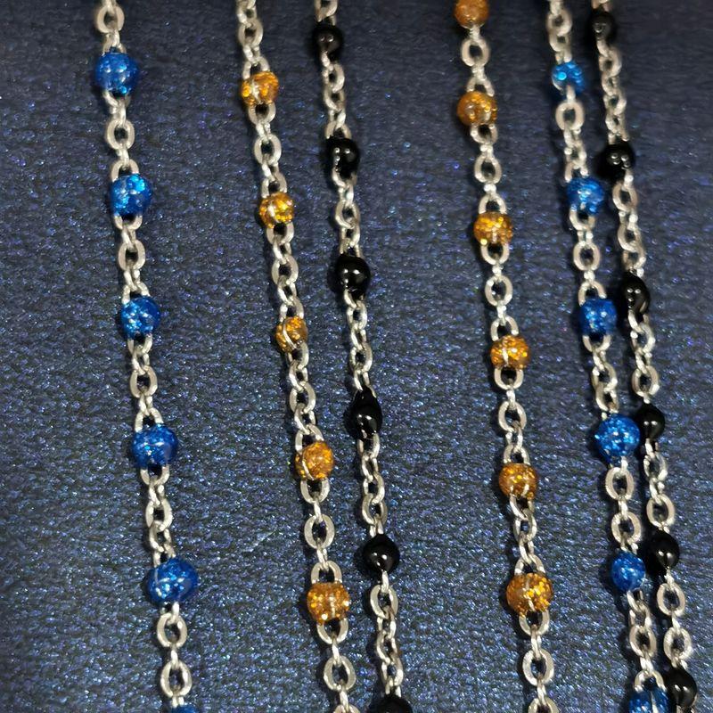 

2021 Chic titanium steel Mask Chain necklace bracelet accessories glasses chain mask rope Jewelry