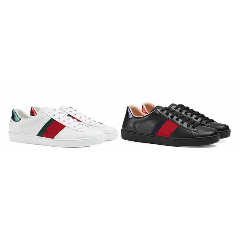 

2022 High Quality Luxury Designer Bee Ace Sneaker Casual Shoes Chaussures Low Top Leather Sneakers bees Stripes Shoe Walking Sports Men Women Trainers Scarpe, This product comes with a box