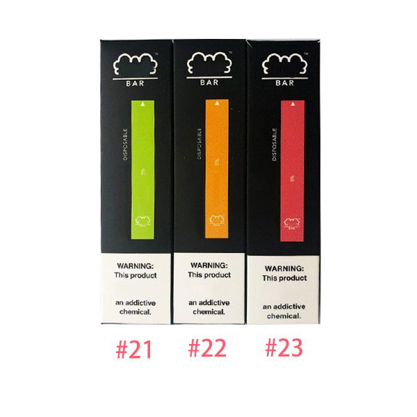 

Puff Bar Starter Kit Disposable Vape Pen 1.3ml 280mAh Battery Device Empty Pod with Security Code E cigarettes DHL