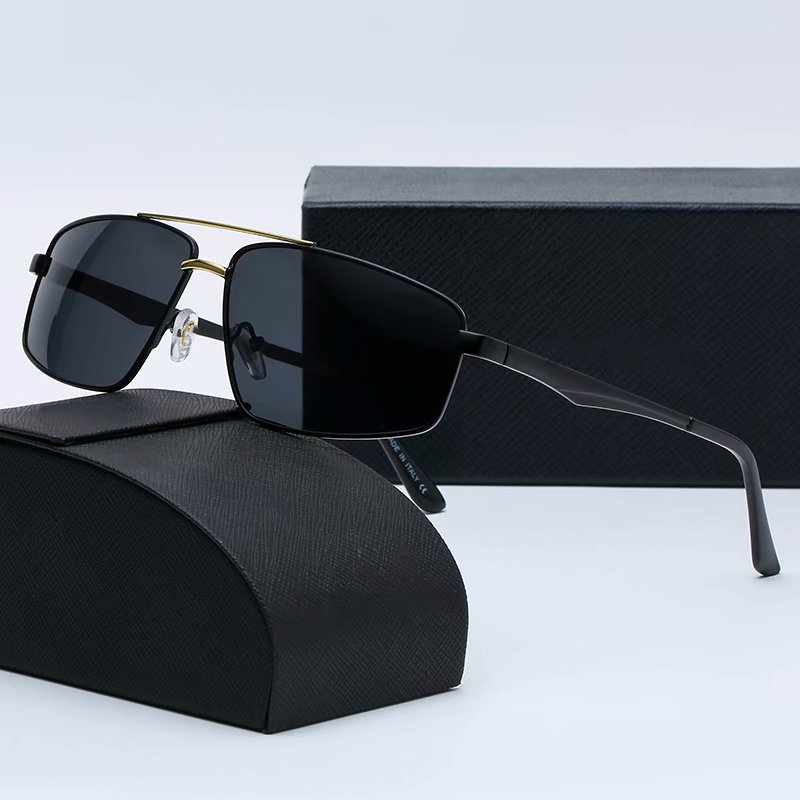 

2021 new fashion classic sunglasses attitude sunglasses gold frame square metal frame vintage style outdoor classical model 4120, White;black