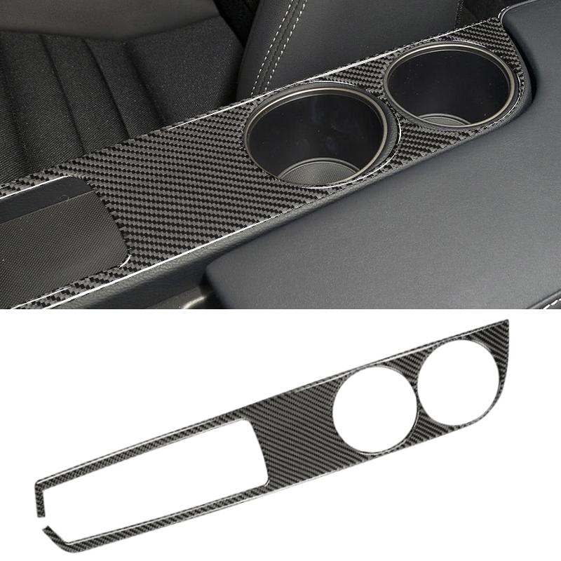 

Car Carbon Fiber Water Cup Holder Panel Decorative Sticker for Lexus IS250 2013- Left Drive