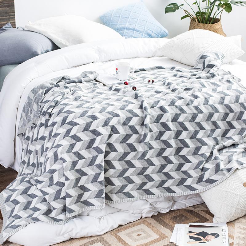 

blankets New home with knitted blanket Nordic style blanket sofa knee photography props blankets for beds