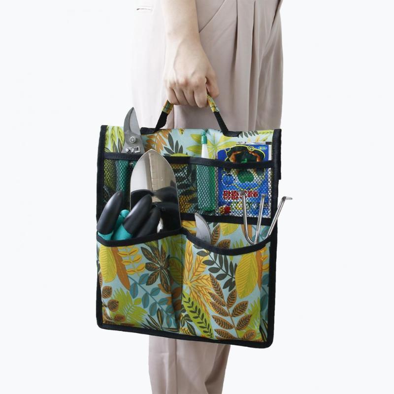 

Foldable Portable Printing Garden Kneeler Tool Storage Organizer Tote Bag Pouch