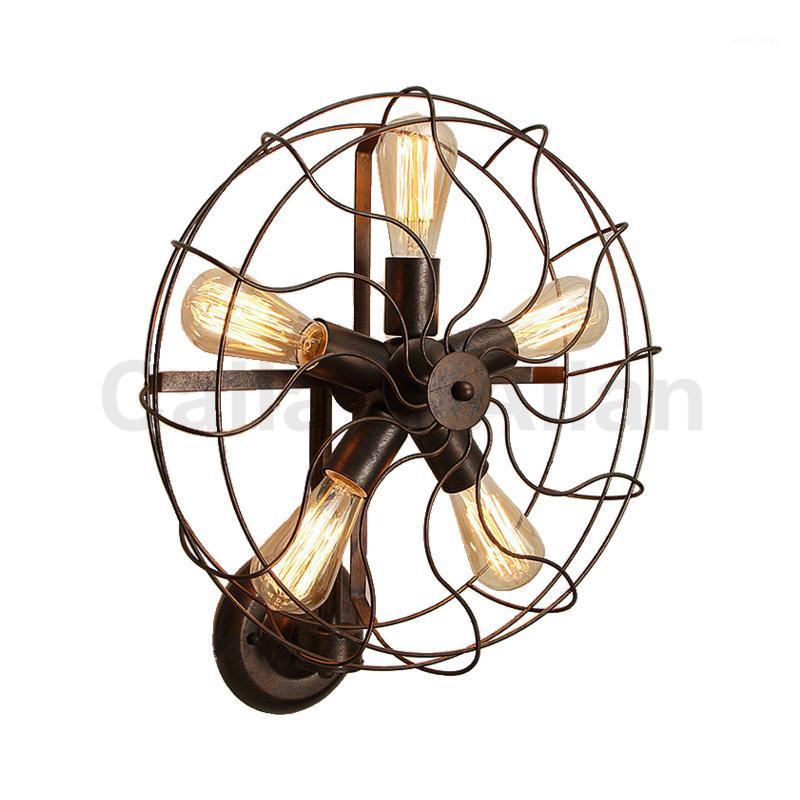 

Retro industrial wind wall lamp creative personality aisle stairs balcony living room bar nostalgic American bedside wall lamp1